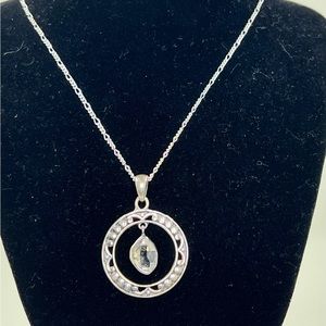 925 Sterling Silver Herkimer Diamond Necklace